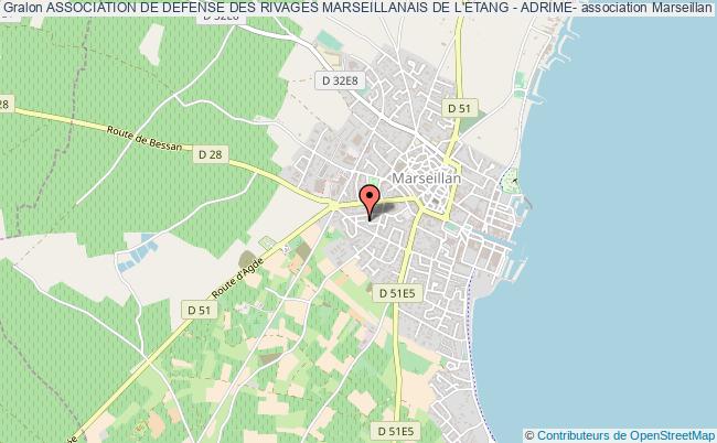 ASSOCIATION DE DEFENSE DES RIVAGES MARSEILLANAIS DE L'ETANG - ADRIME-