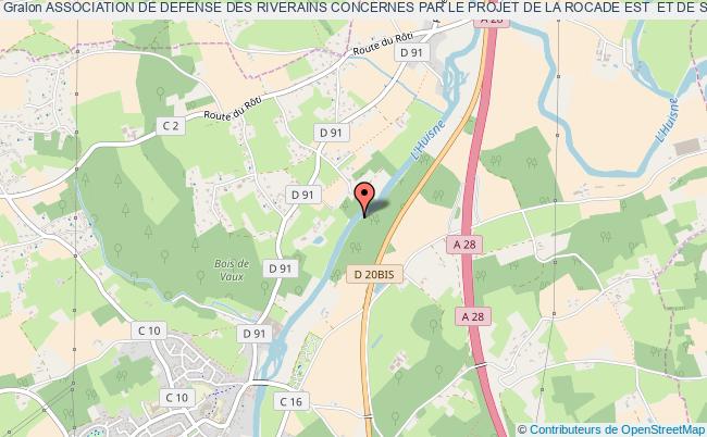 ASSOCIATION DE DEFENSE DES RIVERAINS CONCERNES PAR LE PROJET DE LA ROCADE EST  ET DE SA PENETRANTE VERS LE MANS