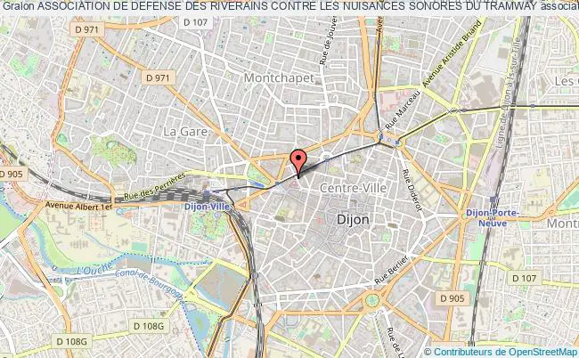 plan association Association De Defense Des Riverains Contre Les Nuisances Sonores Du Tramway Dijon