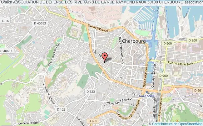 ASSOCIATION DE DEFENSE DES RIVERAINS DE LA RUE RAYMOND RAUX 50100 CHERBOURG