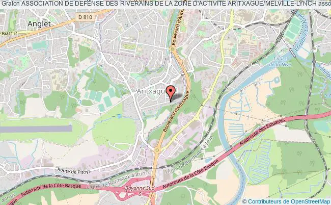 ASSOCIATION DE DEFENSE DES RIVERAINS DE LA ZONE D'ACTIVITE ARITXAGUE/MELVILLE-LYNCH