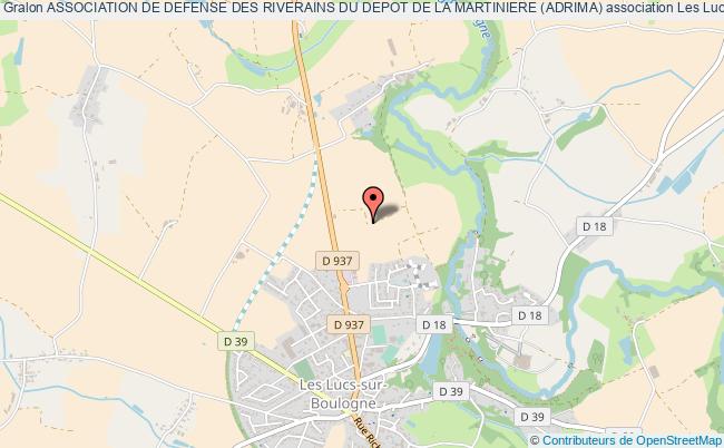 plan association Association De Defense Des Riverains Du Depot De La Martiniere (adrima) Les   Lucs-sur-Boulogne
