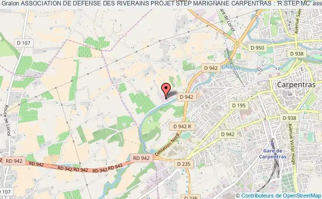 plan association Association De Defense Des Riverains Projet Step Marignane Carpentras : 'r.step.mc' Carpentras