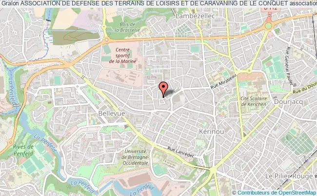 ASSOCIATION DE DEFENSE DES TERRAINS DE LOISIRS ET DE CARAVANING DE LE CONQUET