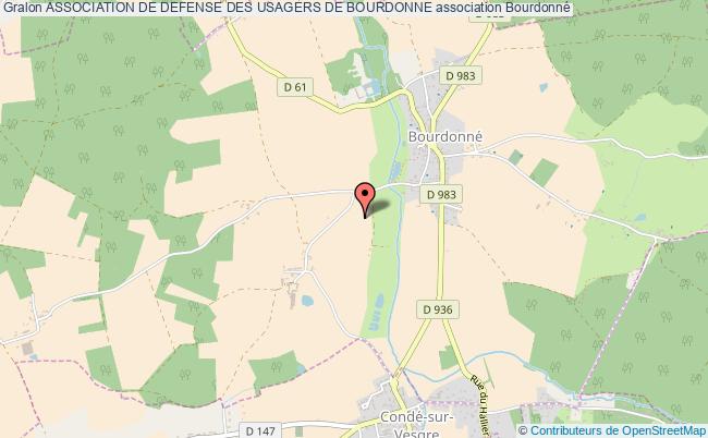 ASSOCIATION DE DEFENSE DES USAGERS DE BOURDONNE