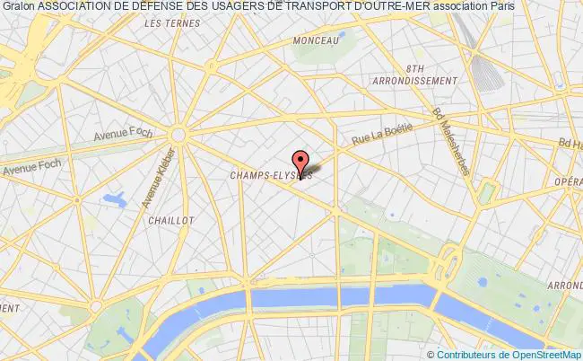 plan association Association De Defense Des Usagers De Transport D'outre-mer Paris