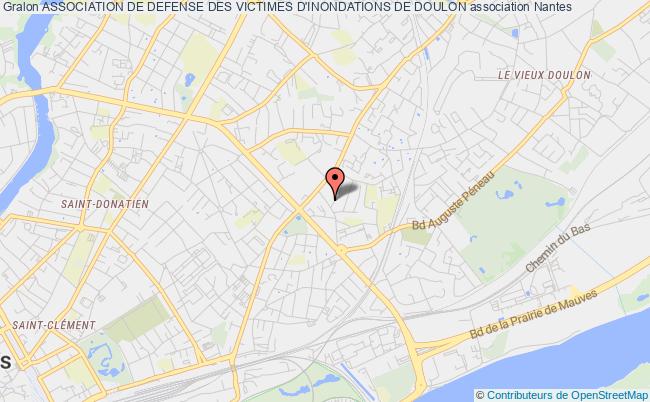 plan association Association De Defense Des Victimes D'inondations De Doulon Nantes