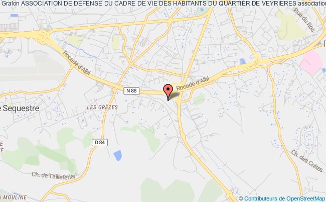 ASSOCIATION DE DEFENSE DU CADRE DE VIE DES HABITANTS DU QUARTIER DE VEYRIERES