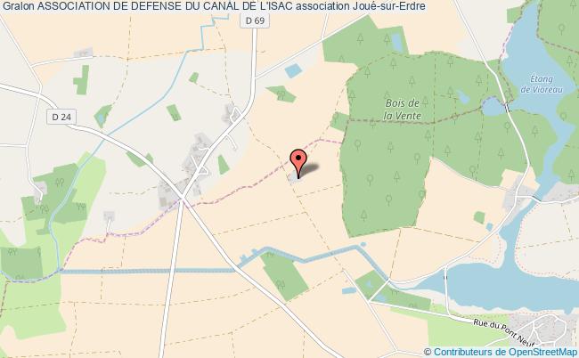plan association Association De Defense Du Canal De L'isac Joué-sur-Erdre