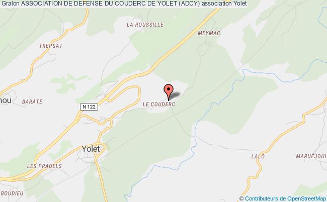 ASSOCIATION DE DEFENSE DU COUDERC DE YOLET (ADCY)