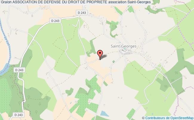 plan association Association De Defense Du Droit De Propriete Saint-Georges