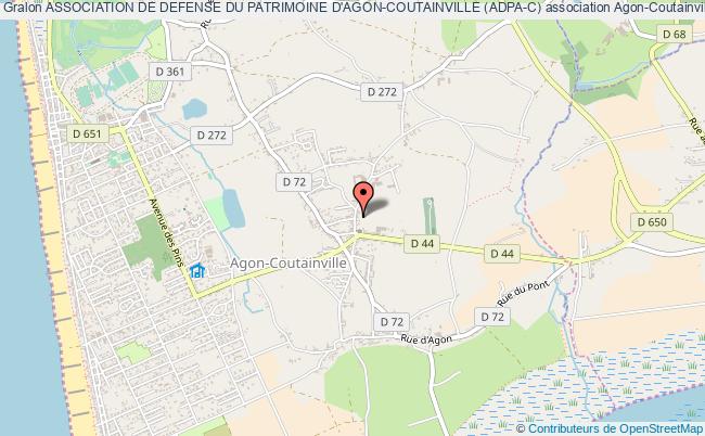ASSOCIATION DE DEFENSE DU PATRIMOINE D'AGON-COUTAINVILLE (ADPA-C)