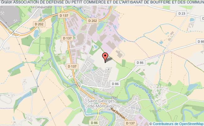 plan association Association De Defense Du Petit Commerce Et De L'artisanat De Bouffere Et Des Communes Environnantes Saint-Georges-de-Montaigu