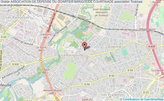 plan association Association De Defense Du Quartier Barigoude Courtinade Toulouse