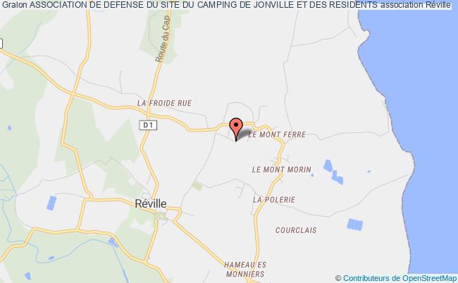 plan association Association De Defense Du Site Du Camping De Jonville Et Des Residents Réville