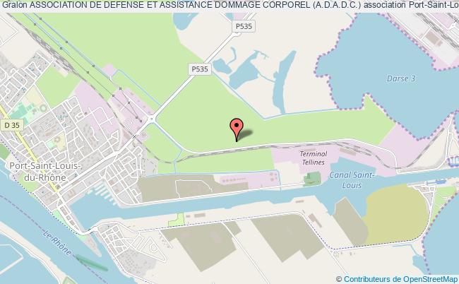 plan association Association De Defense Et Assistance Dommage Corporel (a.d.a.d.c.) Port-Saint-Louis-du-Rhône