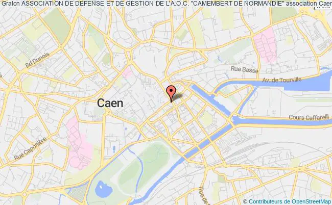 plan association Association De Defense Et De Gestion De L'a.o.c. "camembert De Normandie" Caen