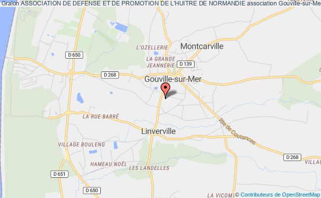 plan association Association De Defense Et De Promotion De L'huitre De Normandie Gouville-sur-Mer
