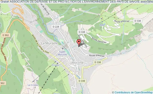 plan association Association De Defense Et De Protection De L'environnement Des Pays De Savoie Morzine