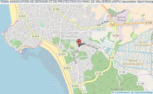 ASSOCIATION DE DEFENSE ET DE PROTECTION DU PARC DE VALLIERES (ADPV)