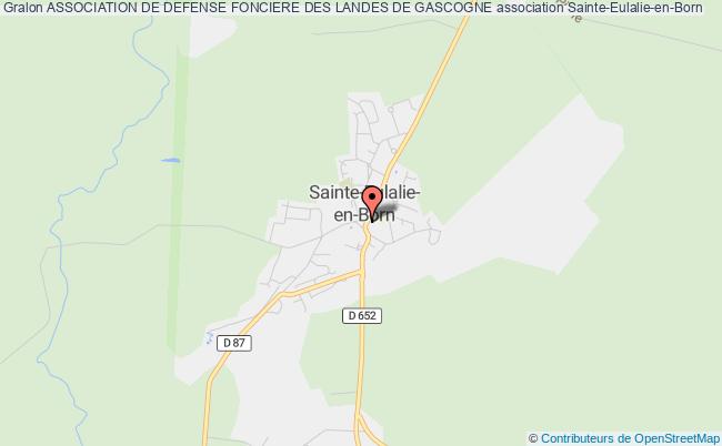plan association Association De Defense Fonciere Des Landes De Gascogne Sainte-Eulalie-en-Born