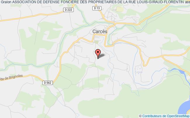 ASSOCIATION DE DEFENSE FONCIERE DES PROPRIETAIRES DE LA RUE LOUIS-GIRAUD-FLORENTIN