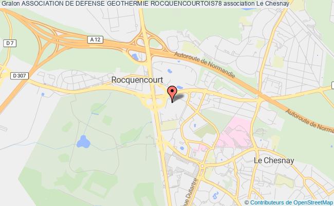 plan association Association De Defense Geothermie Rocquencourtois78 Le    Chesnay-Rocquencourt