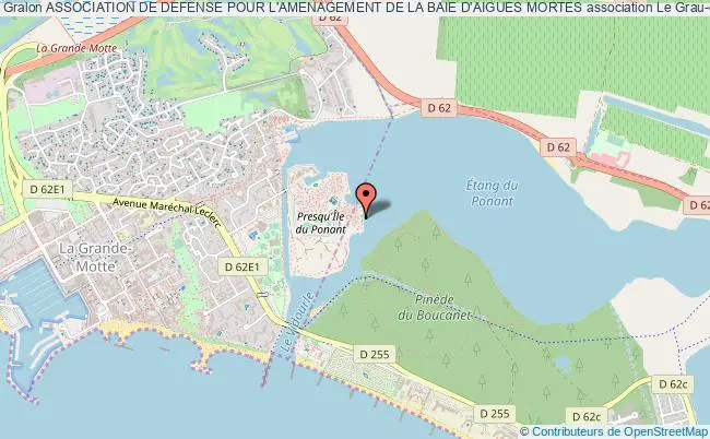 ASSOCIATION DE DEFENSE POUR L'AMENAGEMENT DE LA BAIE D'AIGUES MORTES