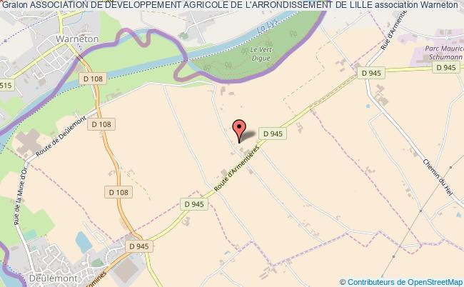 plan association Association De Developpement Agricole De L'arrondissement De Lille Warneton