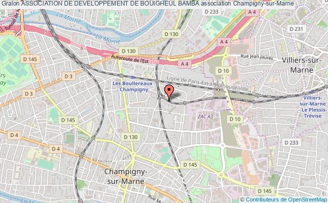 plan association Association De Developpement De Bouigheul Bamba Champigny-sur-Marne