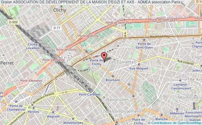 plan association Association De DÉveloppement De La Maison D'egzi Et Axs - Admea Paris