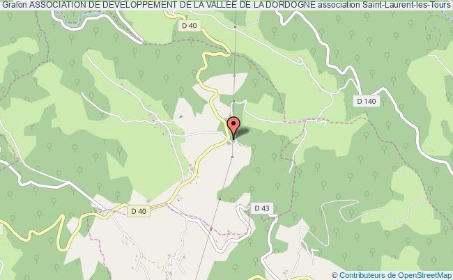 plan association Association De Developpement De La Vallee De La Dordogne Saint-Laurent-les-Tours