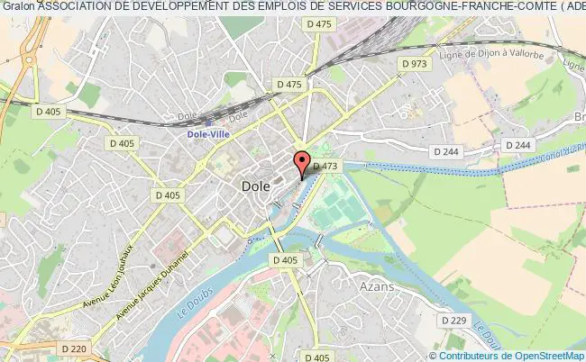 plan association Association De Developpement Des Emplois De Services Bourgogne-franche-comte ( Ades Bourgogne- Franche Comte) Dole