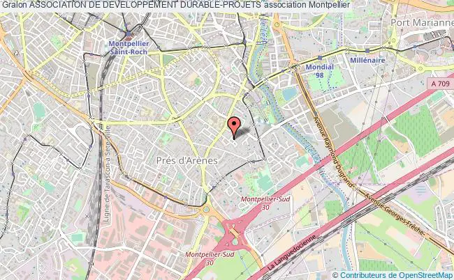 plan association Association De Developpement Durable-projets Montpellier