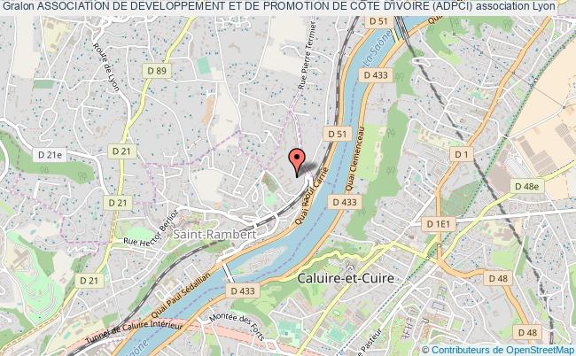 plan association Association De Developpement Et De Promotion De CÔte D'ivoire (adpci) Lyon