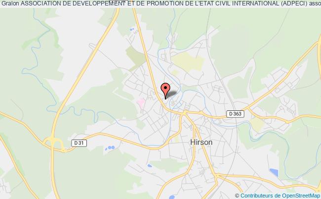 ASSOCIATION DE DEVELOPPEMENT ET DE PROMOTION DE L'ETAT CIVIL INTERNATIONAL (ADPECI)