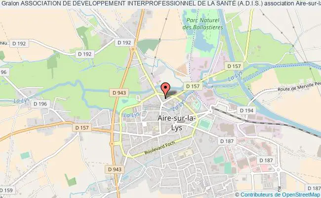 plan association Association De DÉveloppement Interprofessionnel De La SantÉ (a.d.i.s.) Aire-sur-la-Lys