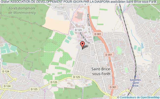 plan association Association De Developpement Pour Idiofa Par La Diaspora Saint-Brice-sous-Forêt