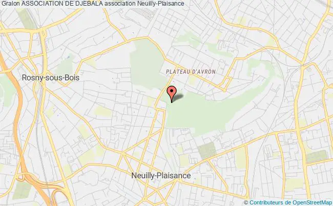 plan association Association De Djebala Neuilly-Plaisance