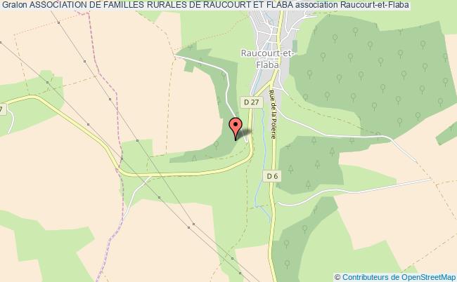 plan association Association De Familles Rurales De Raucourt Et Flaba Raucourt-et-Flaba