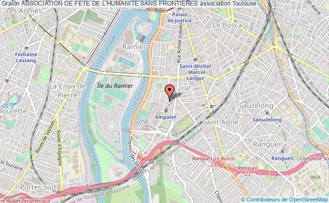 plan association Association De Fete De L'humanite Sans Frontieres Toulouse