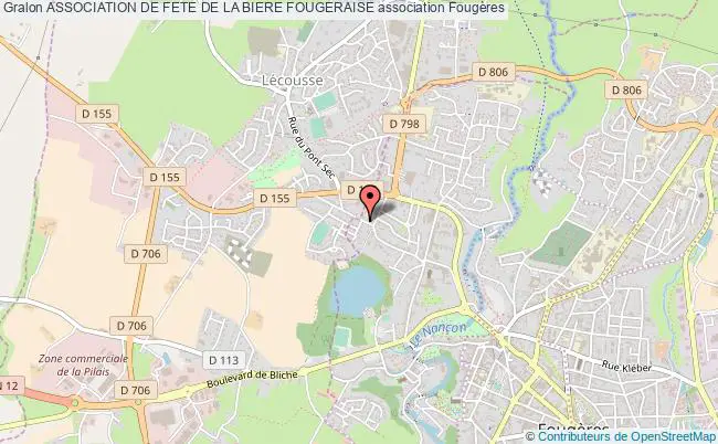 plan association Association De Fete De La Biere Fougeraise Fougères