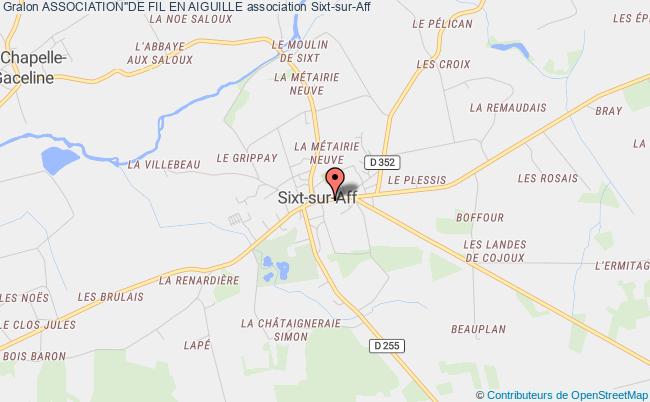 plan association Association"de Fil En Aiguille Sixt-sur-Aff
