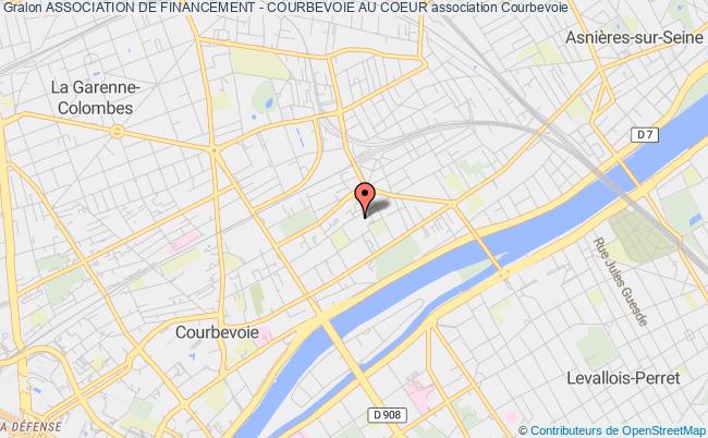 plan association Association De Financement - Courbevoie Au Coeur Courbevoie