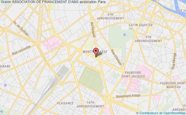 plan association Association De Financement D'abg Paris