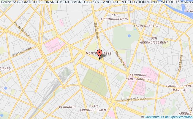 plan association Association De Financement D'agnes Buzyn Candidate A L'election Municipale Du 15 Mars 2020 Dans Le 17e Arrondissement De Paris Paris