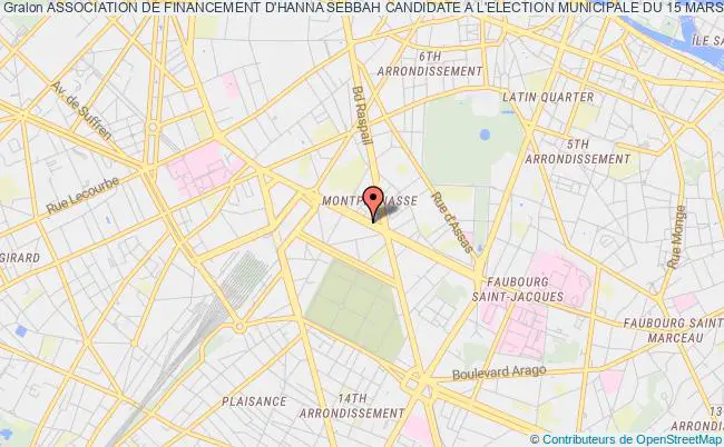 plan association Association De Financement D'hanna Sebbah Candidate A L'election Municipale Du 15 Mars 2020 Dans Le 16e Arrondissement De Paris Paris
