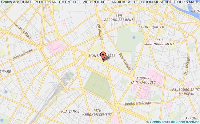 plan association Association De Financement D'olivier Rouxel Candidat A L'election Municipale Du 15 Mars 2020 Dans Le 19e Arrondissement De Paris Paris
