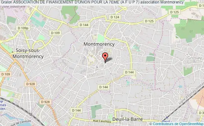 plan association Association De Financement D'union Pour La 7eme (a F U P 7) Montmorency