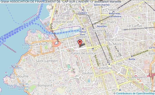 ASSOCIATION DE FINANCEMENT DE "CAP SUR L'AVENIR 13"